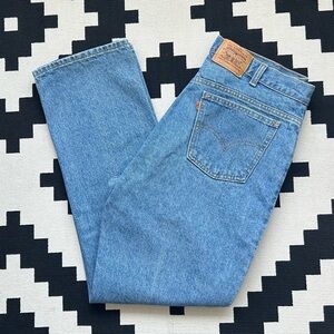 Vintage 90s Levi’s 506 orange tab blue jeans denim W36 L30 Levis 5061902120
